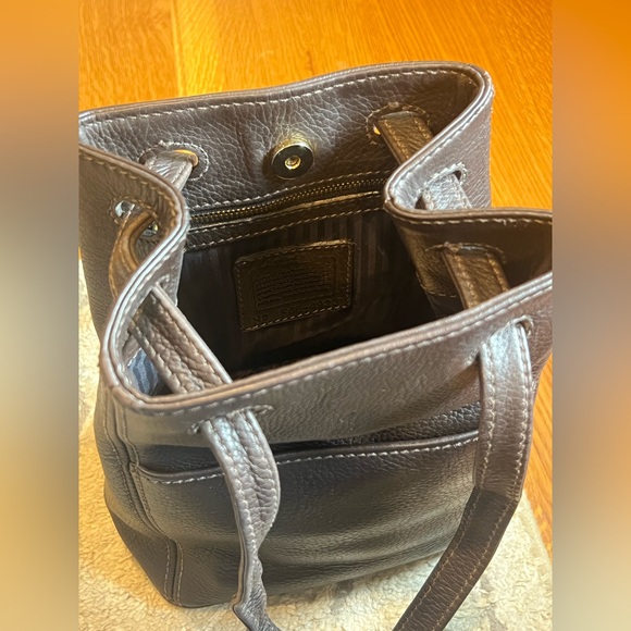 Coach Sonoma brown Pebbled Leather Shoulder Bag - Picture 4 of 8